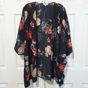 Umgee Floral Kimono Open Cardigan M/L
